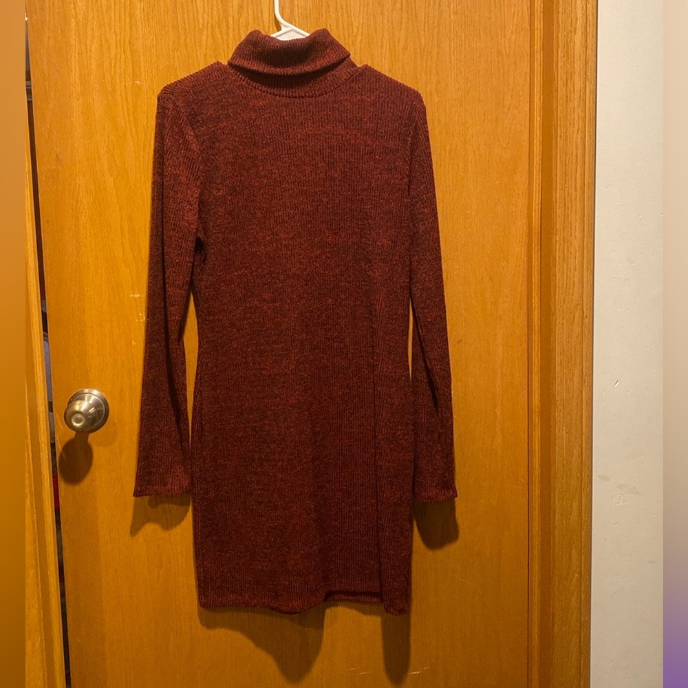 NWOT So Burgundy Sweater Dress Womens Large